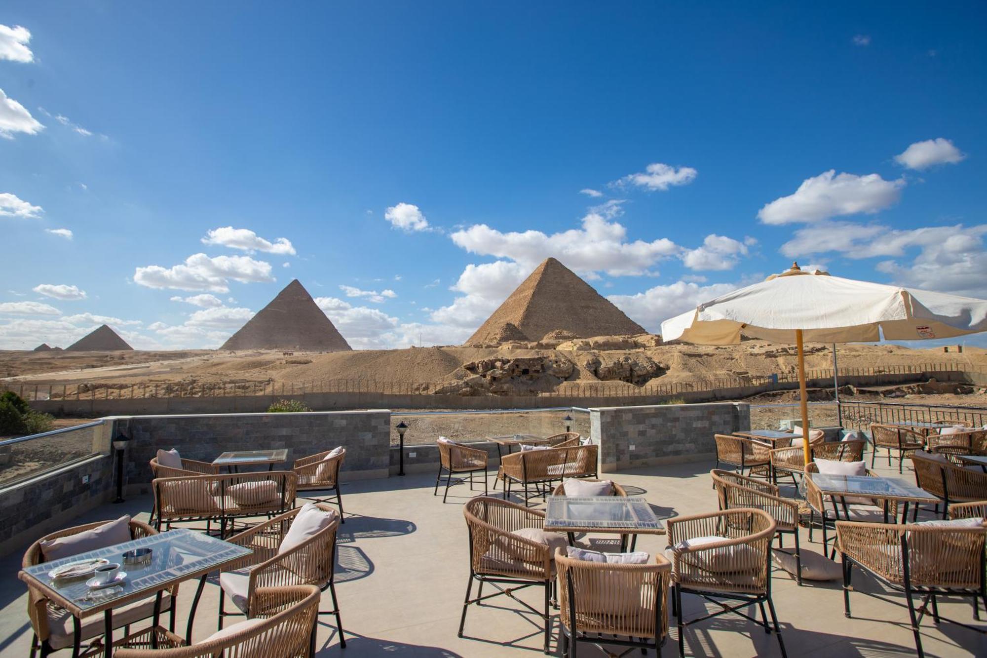 Kafret el-Gabal Soul Pyramids View酒店 外观 照片