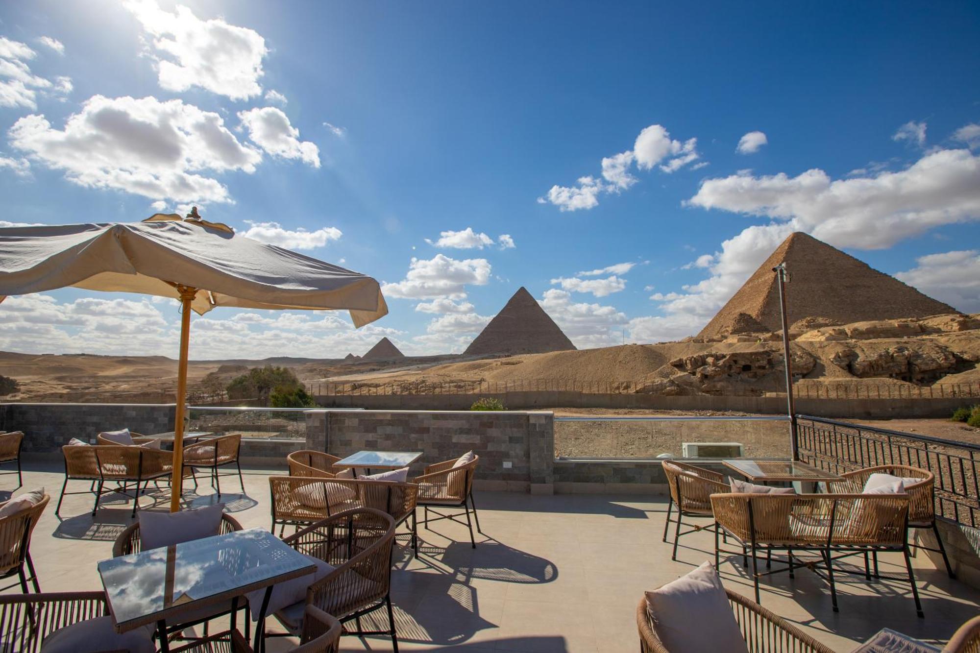 Kafret el-Gabal Soul Pyramids View酒店 外观 照片