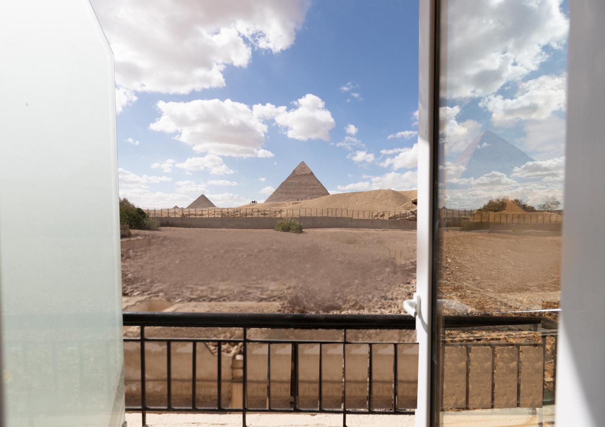 Kafret el-Gabal Soul Pyramids View酒店 外观 照片