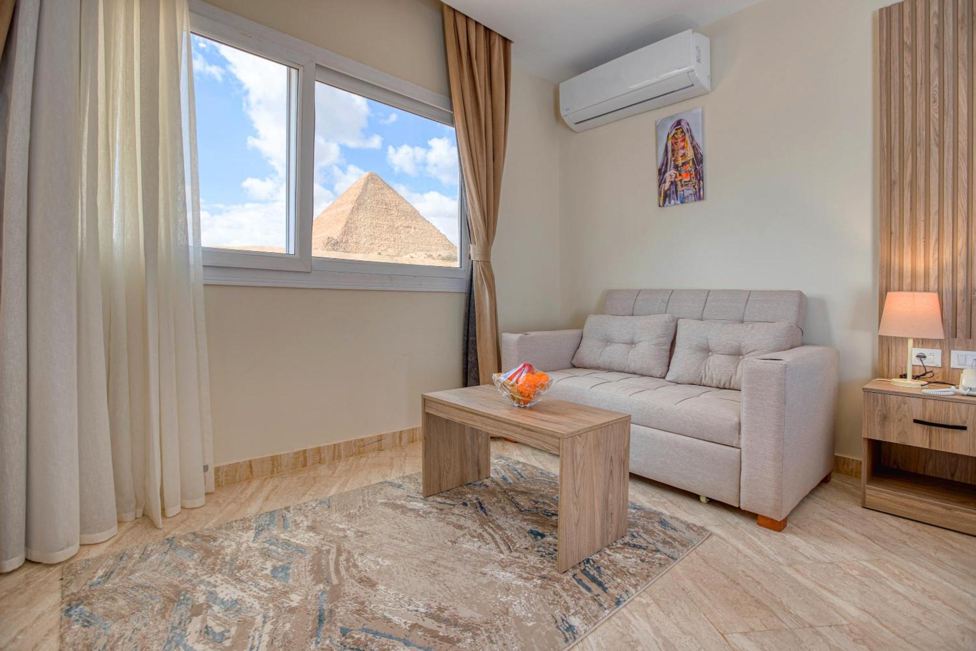 Kafret el-Gabal Soul Pyramids View酒店 外观 照片