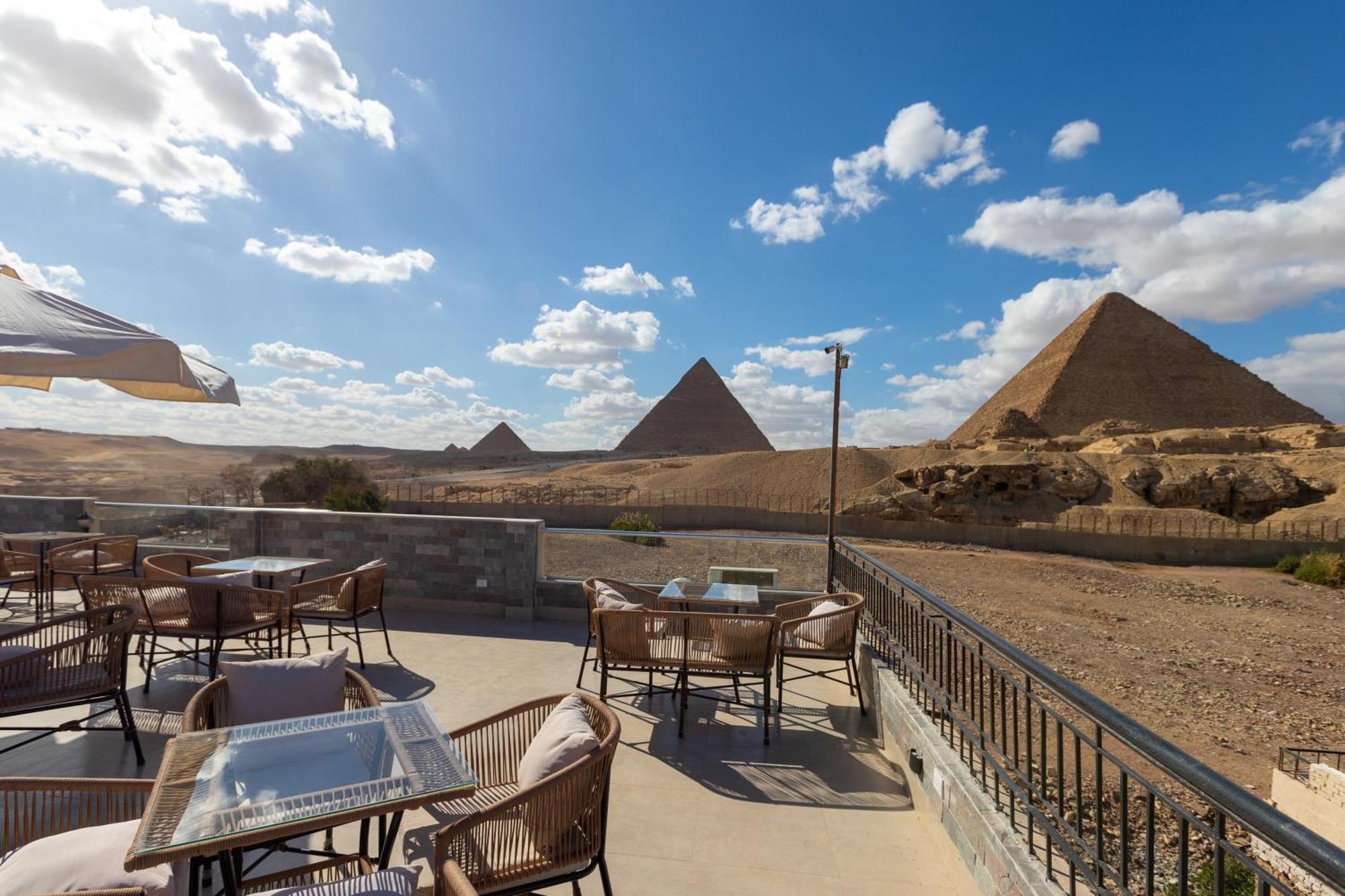 Kafret el-Gabal Soul Pyramids View酒店 外观 照片